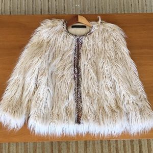 Zara Faux Fur Coat